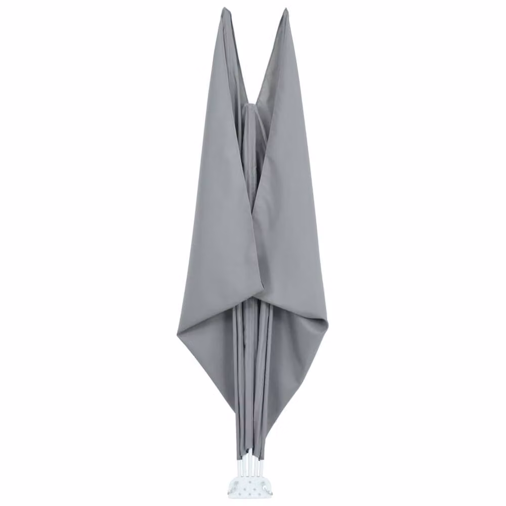 Berkfield Home Collapsible Terrace Side Awning in Grey, W: 400 cm, D: 200 cm – 2