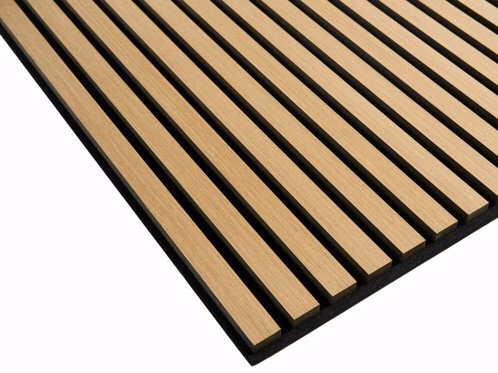 Fuse Acoustic Wooden Slatted Wall Panel in Brown, W/H: 60 x 60 cm – 8