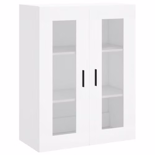 vidaXL Modern Wall Mounted Cabinet in White W/D/H: 69.5 x 34 x 90 cm – 1