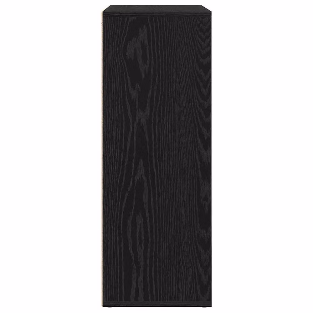 Berkfield Home Black Oak Sideboard, W/D/H: 60 x 31 x 84 cm – 4