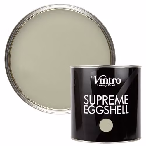 Vintro Symphony Green Eggshell Paint for Walls, Wood and Trim, 2.5 l