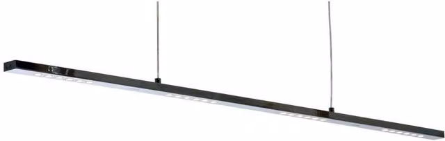 Netlighting Minimum Straight Bar LED Pendant Ceiling Light in Chrome Silver