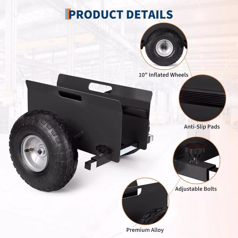 Havendro Drywall Trolley Plasterboard Sheet Cart Dolly in Black – 3