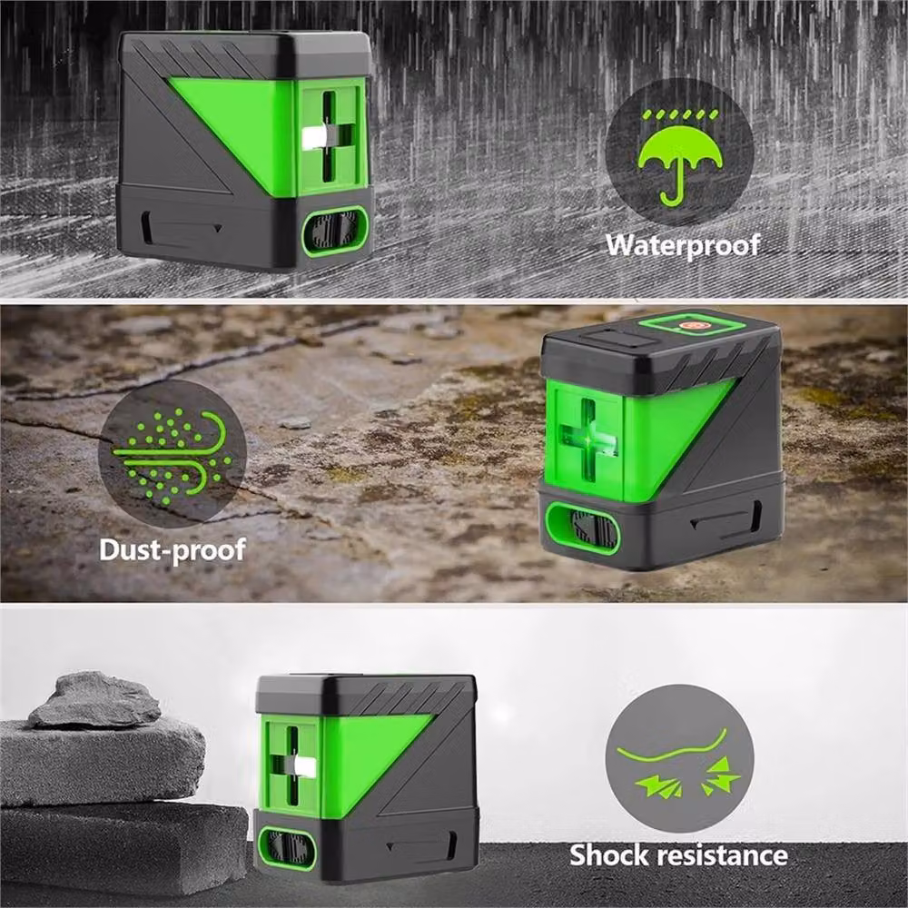 Nordara Self Leveling Green Laser Level, W: 520 mm, H: 52 mm, D: 7.9 mm – 5