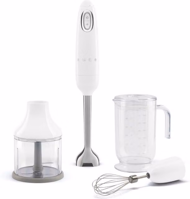 Smeg 50s Style Hand Blender with Accessories, 700W, White – 1