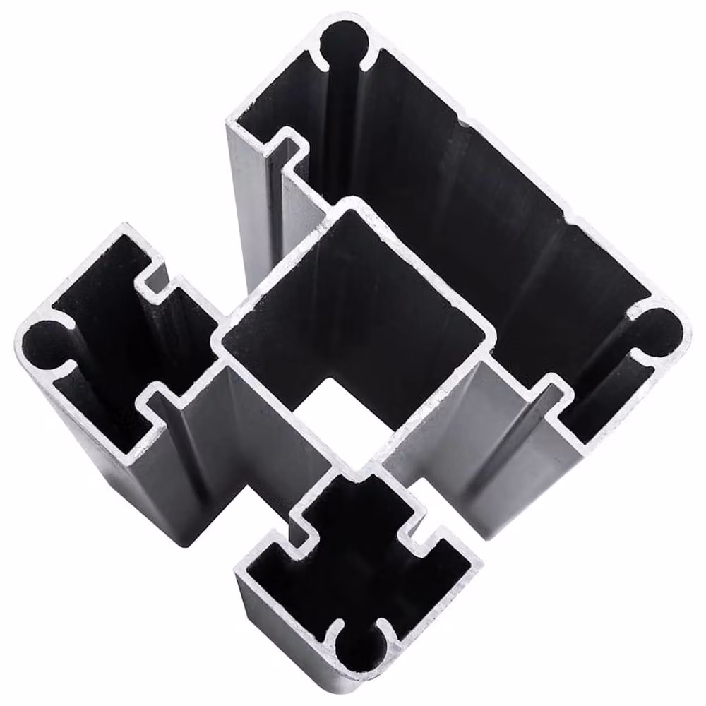 Berkfield Home Durable WPC Fence Panel, Black, W: 175 cm, H: 146 cm – 5
