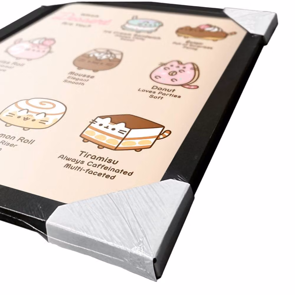 Pusheen Which Dessert Are You? Multicolour Framed Paper Wall Poster – 2