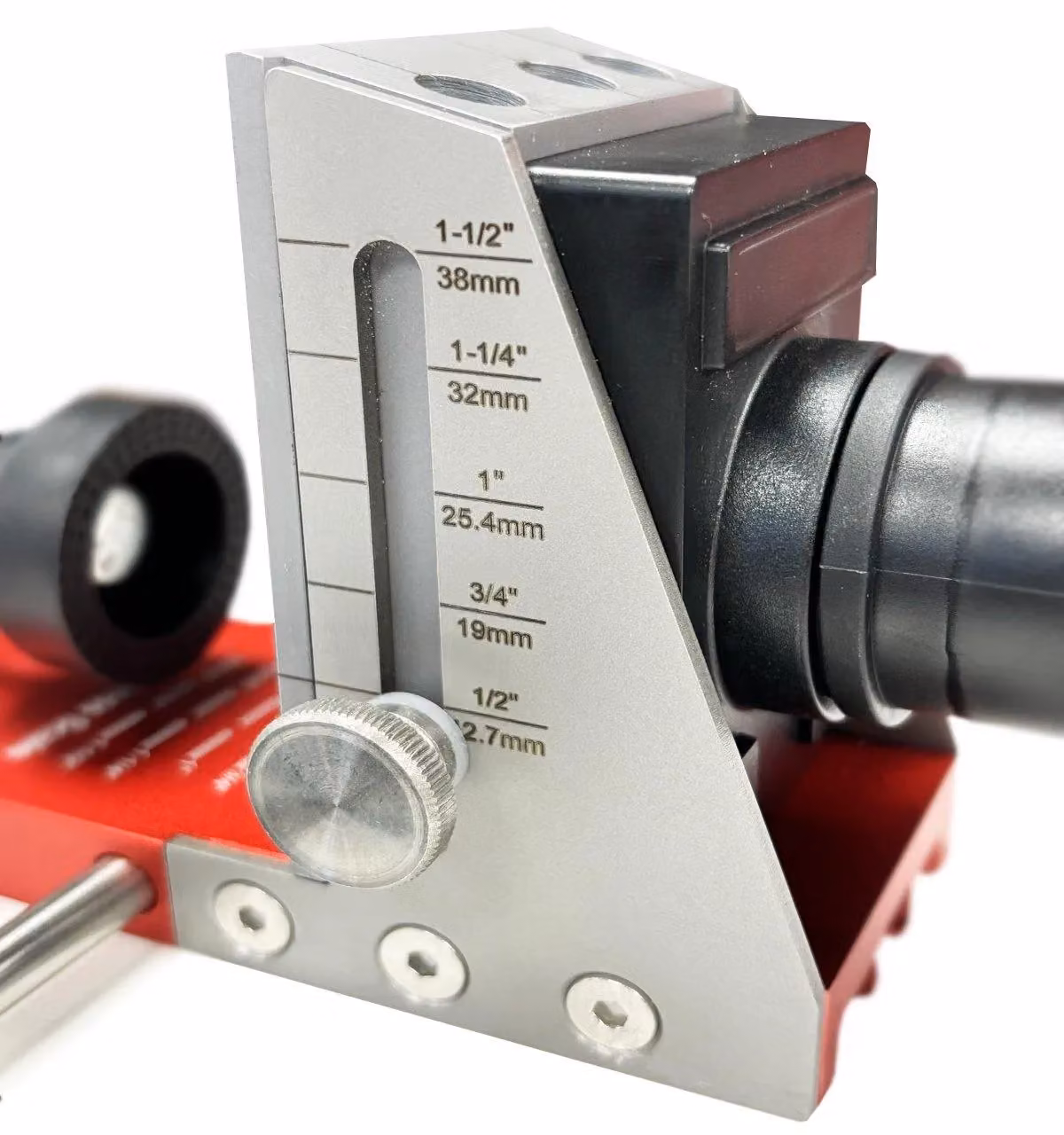 Lumberjack Pocket Hole Jig Kit Professional Woodworking Tool in Red – 4
