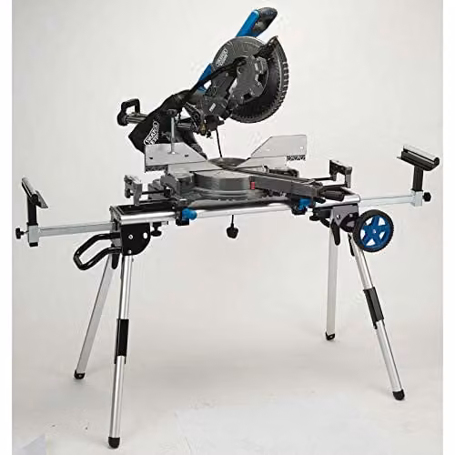 Draper Expert 79901 Blue 305mm Double Bevel Sliding Compound Mitre Saw with 2000W Motor