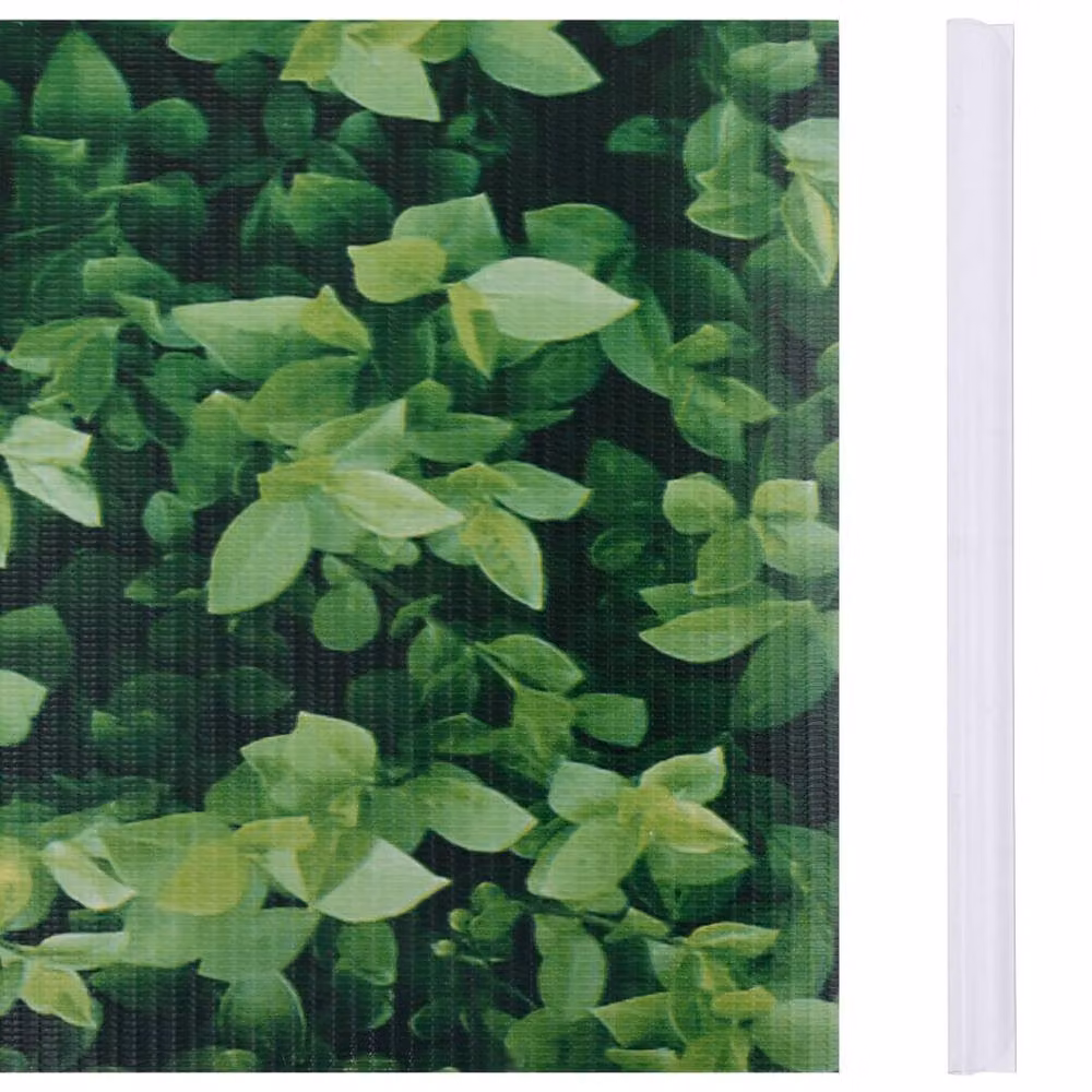 Berkfield Home Green PVC Garden Privacy Screen with Metal Clamp and Strip, W: 70 cm, H: 19 cm – 3