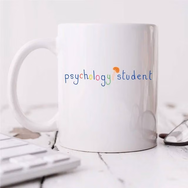 60 Second Makeover Psychology Student Ceramic Mug in White