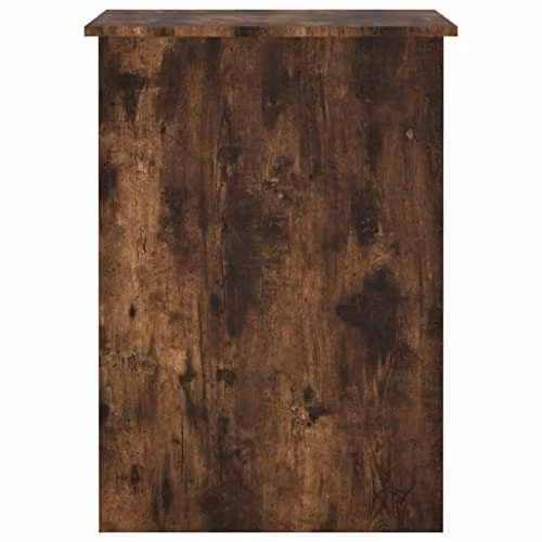 vidaXL Computer Desk in Smoked Oak, W/D/H: 100 x 55 x 75 cm – 4