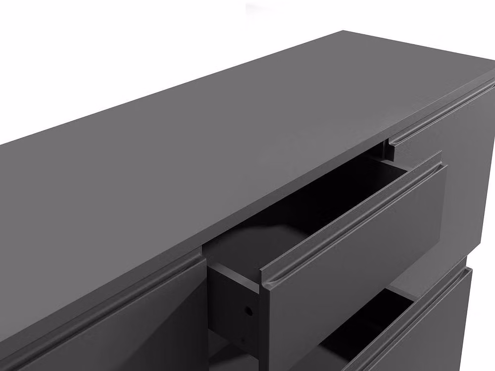 Vente-unique JIMENA II Wall-Mounted Vanity Unit in Grey, W: 150 cm, D: 50 cm, H: 46 cm – 3