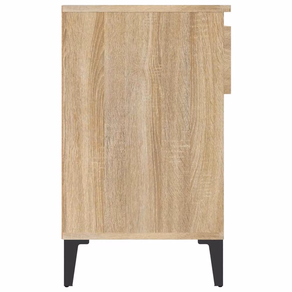 Berkfield Home Modern Shoe Cabinet in Brown with Integrated Seat, W/D/H: 102 x 36 x 60 cm – 3