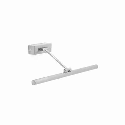 Netlighting Magritte LED Medium Picture Wall Light in Grey and Silver, W: 45 cm – 1