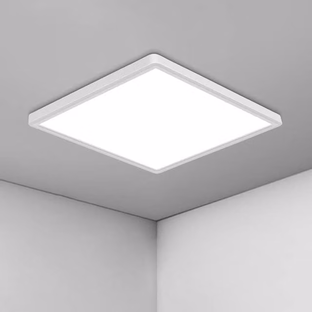 COMELY 36W LED Square Ceiling Light in White with 6500K Cool White Light – 1