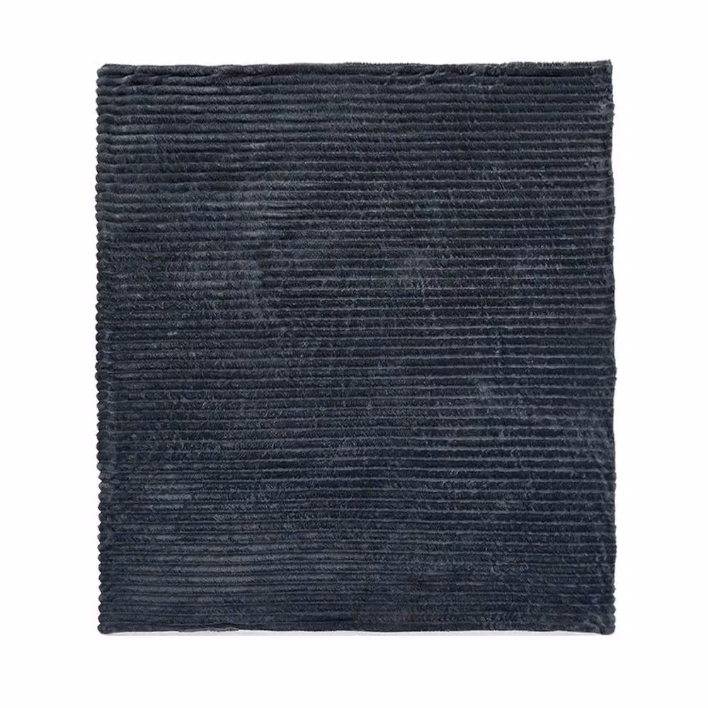 Kelvenix Grey Faux Fur Flannel Throw Blanket, W/D/H: 100 x 190 cm – 4