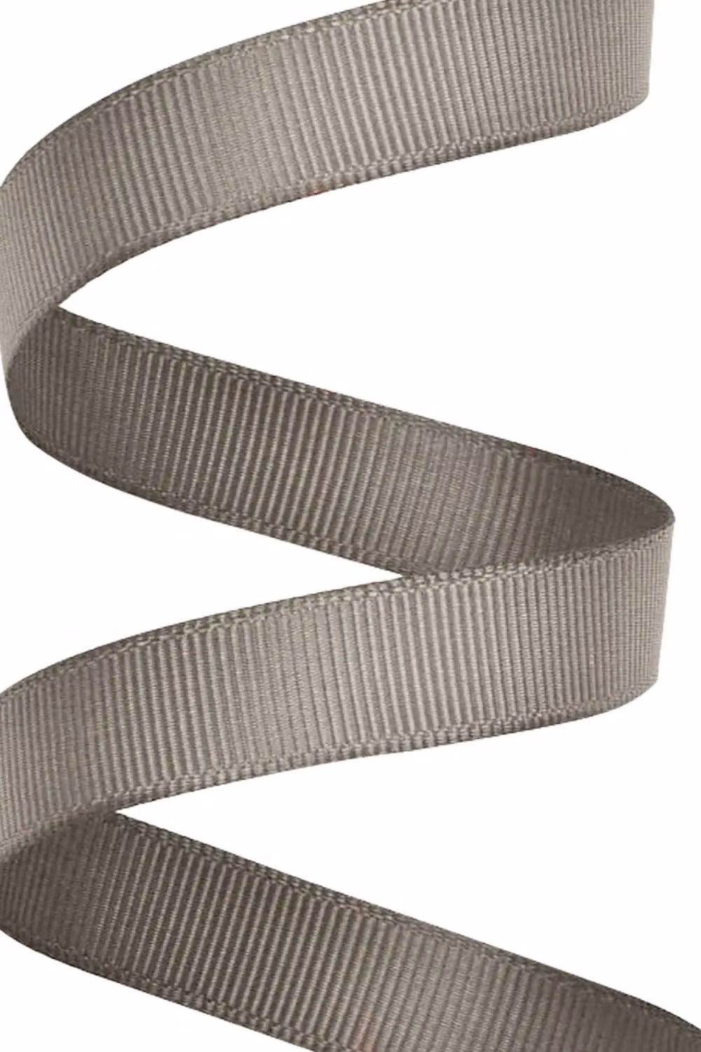 Neel Blue Grosgrain Ribbon, Solid Polyester Ribbon in Dark Grey, 15 mm x 10 m – 2