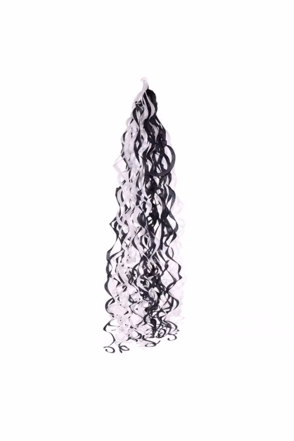 KDMD Black and White Paper Balloon Tassels for 18 Inch Balloons, 10 Pack – 2