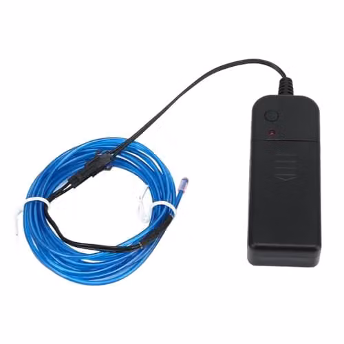 Menkind RED5 Creative Glow Wire Neon Light Kit in Blue and Multicolour with 3 Modes – 4