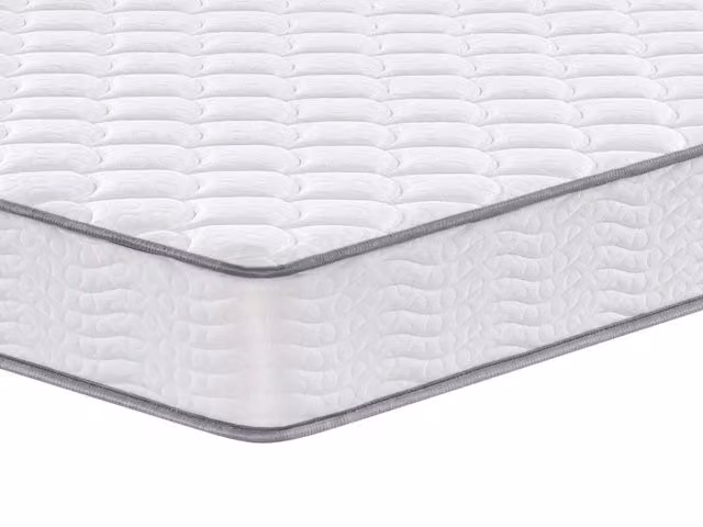 Snuggle Beds Medium Orthopaedic Bonell Spring Mattress in White, W/D/H: 180 x 200 x 18 cm – 1