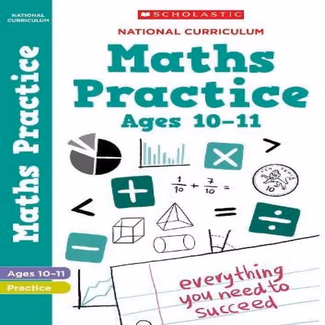 Scholastic Year 6 National Curriculum Maths Practice Book, Multicolour Paperback