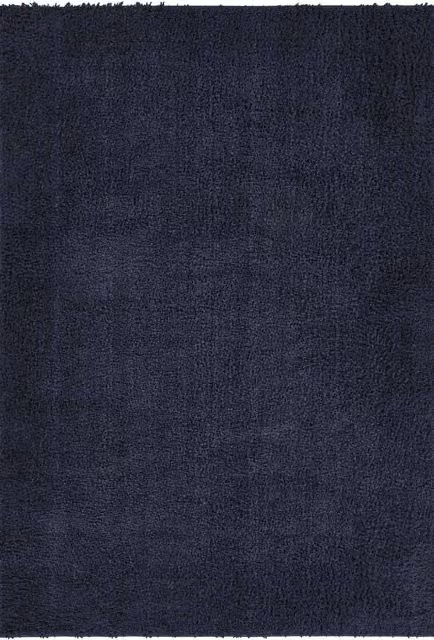 Desire Rugs Ainsley Modern Plain Shaggy Area Rug in Blue, W/D/H: 200 x 290 x 4 cm – 1
