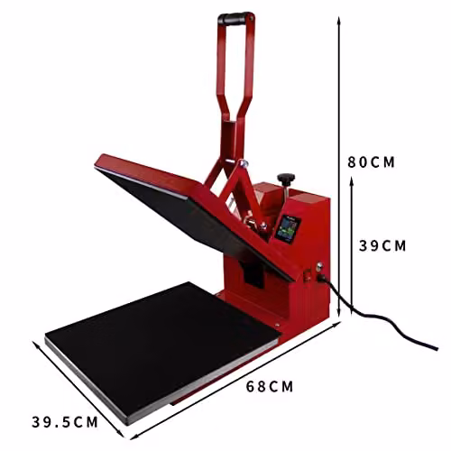 PixMax Sublimation Machine and Vinyl Cutter Plotter Bundle with Clam Heat Press 38 x 38 cm, Stand, SignCut Pro 2 Subscription, Teflon Sheet, Sublimation Sheets, Black and White Vinyl Rolls, Heat Tape and Weeding Kit – 3