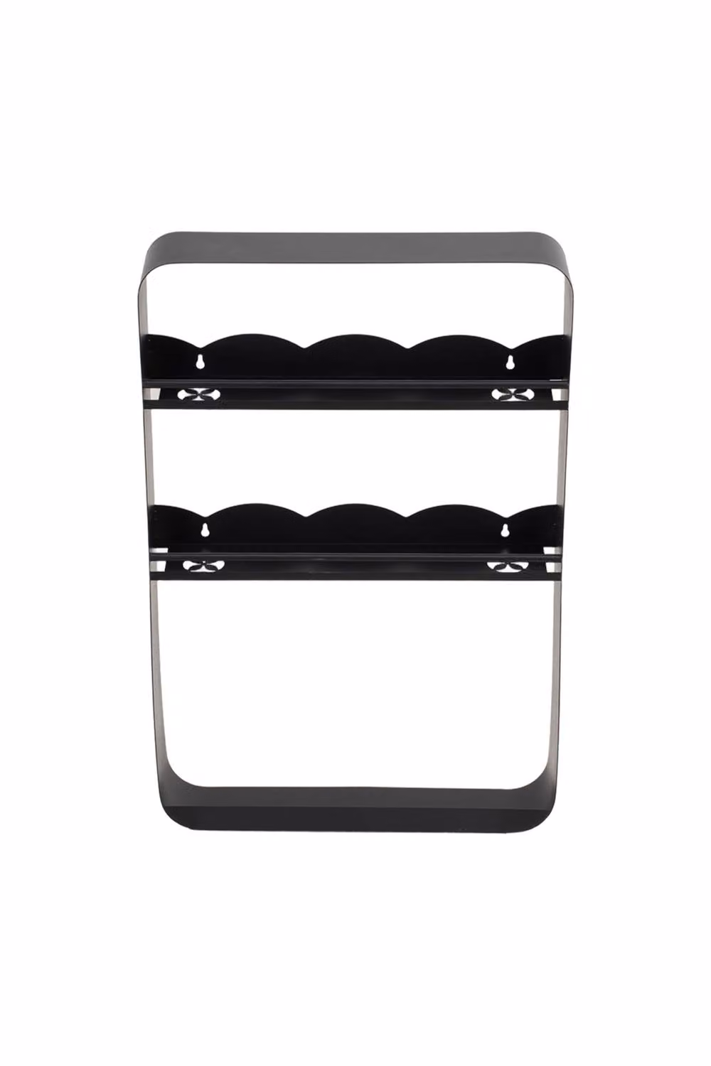 Garden Sanctuary 3-Tier Wall-Mounted Metal Storage Rack in Matt Black – 2