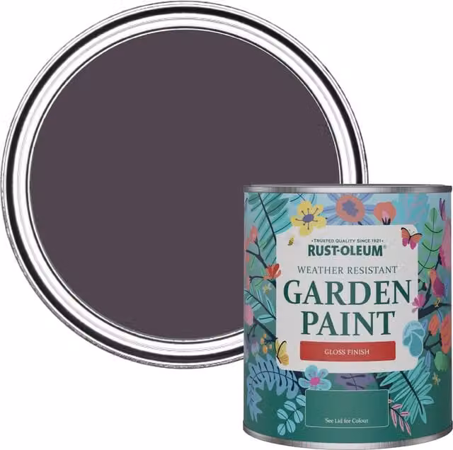 Rust-Oleum Garden Paint in Gloss Finish, Purple, 0.75 l