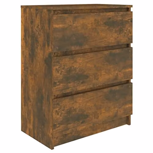 vidaXL Sideboard in Smoked Oak, W/D/H: 60 x 35 x 76 cm