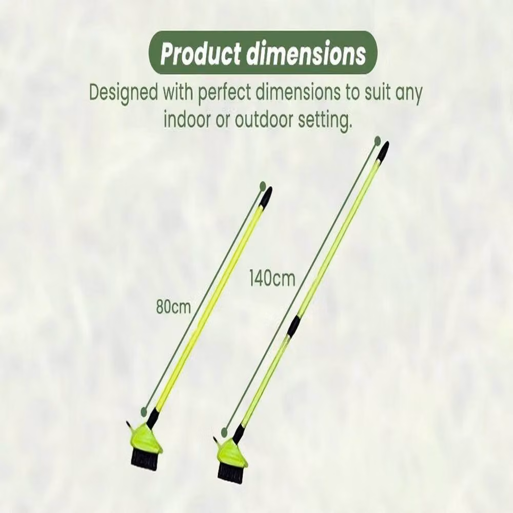 EONLION 3 in 1 Telescopic Garden Wire Brush for Weed and Moss Removal, Green – 2