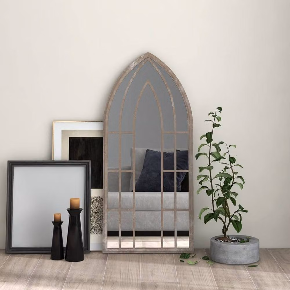 Berkfield Home Sand Rectangular Wall Mirror in Beige, W: 100 cm, H: 45 cm – 2