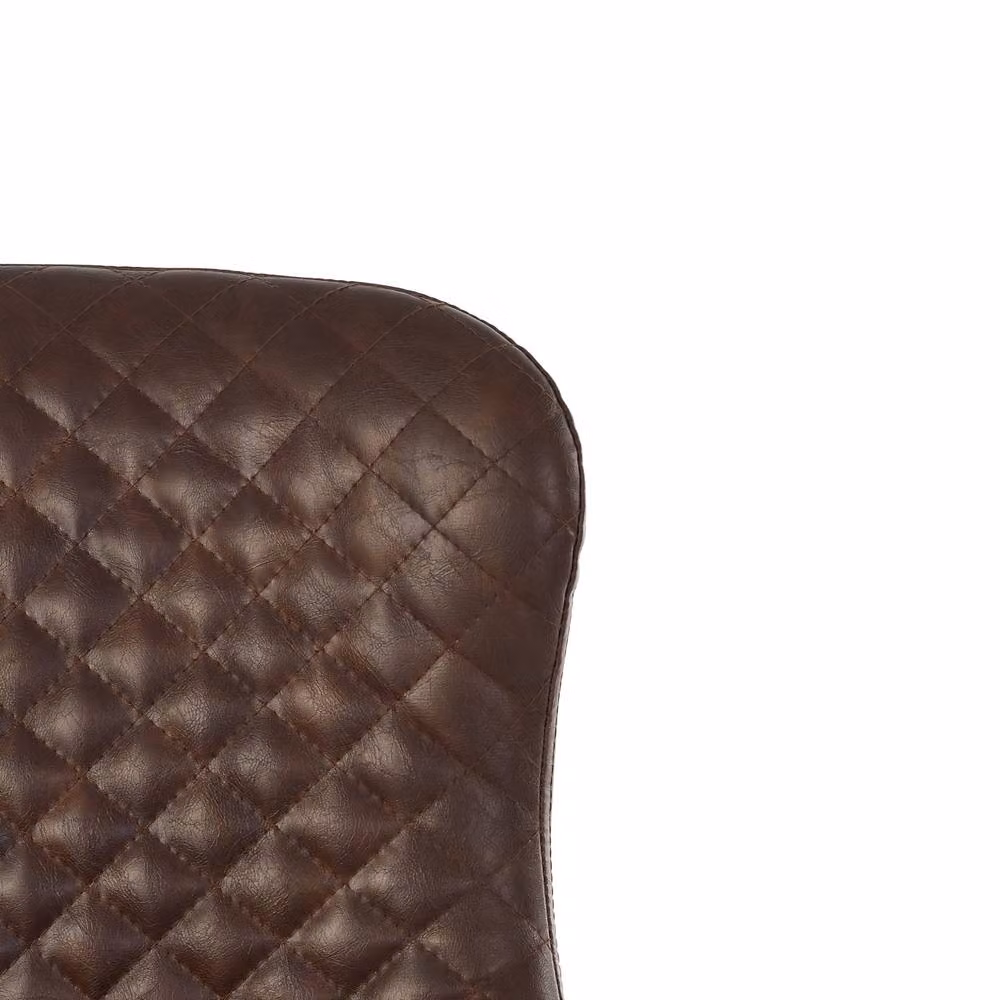Cheshire Lochlan Executive Office Chair in Brown Faux Leather – 3