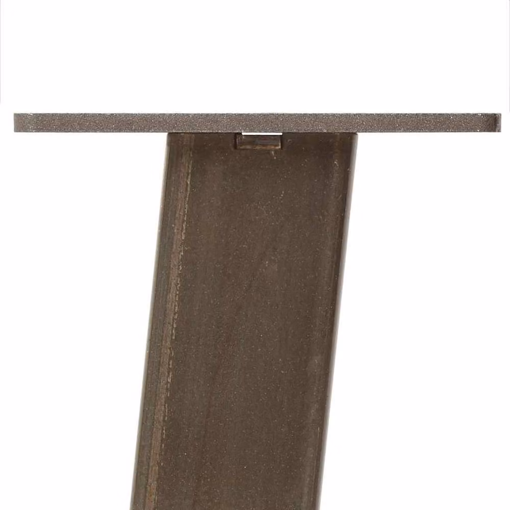 Berkfield Home Modern Coffee Table Legs, 4 Pieces, Brown Steel, Height: 72 cm – 3