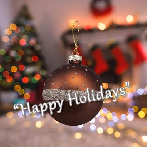 VFM e-Store Oval Glass Christmas Hanging Bauble in Bronze and Gold, W: 10 cm, H: 8 cm – 4