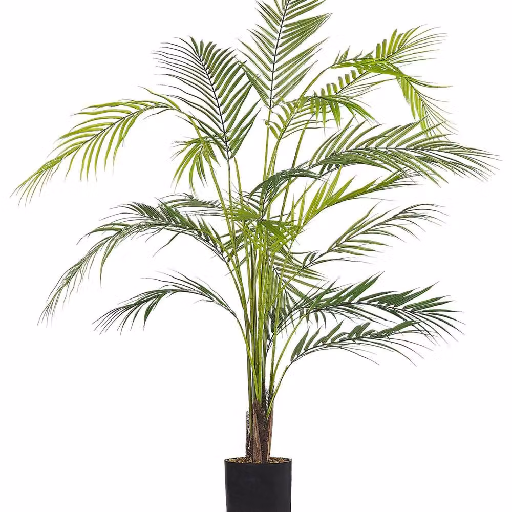 Wyld and Coco Areca Palm Artificial Plant with Green Concrete Base, Height: 124 cm – 2
