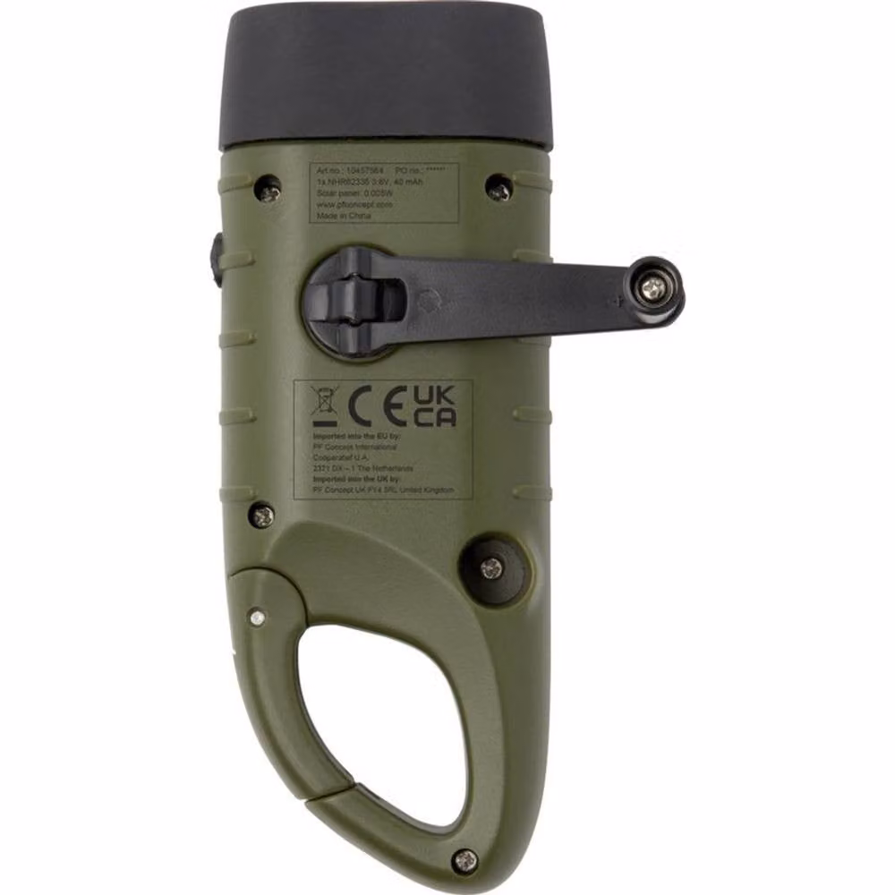STAC Helios Green Plastic LED Torch – 3
