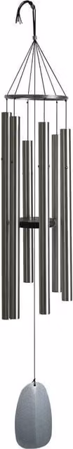 Woodstock Chimes Large Silver Outdoor Wind Chime – 1