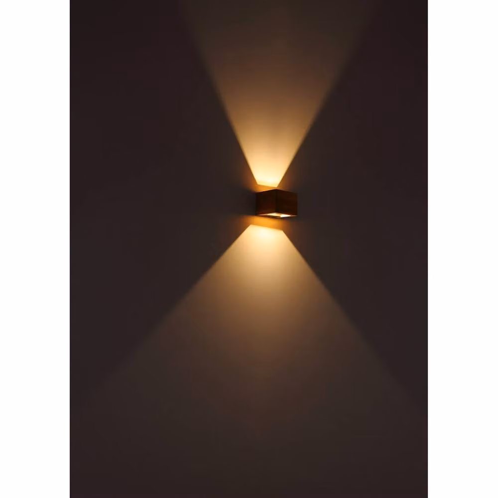 Netlighting Alina Up & Down LED Wall Lamp, Brown – 2