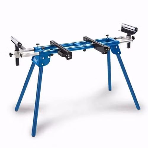 Scheppach UMF1600 Universal Mitre Saw Stand, Foldable and Height Adjustable, Blue