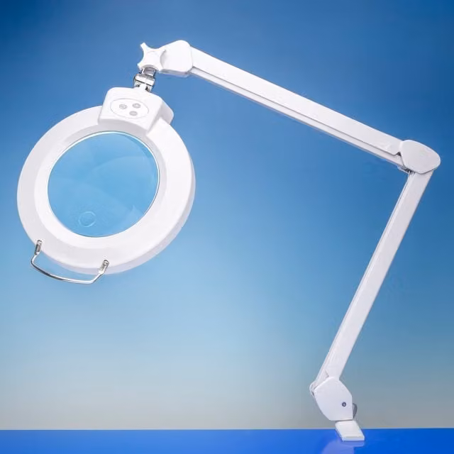 Lightcraft Pro XL Dimmable LED Magnifier Task Lamp in White