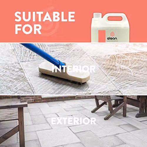 GLEAN Heavy Duty Floor and Stone Degreaser, 5 L Multi-Surface Cleaner for Natural Stone, Porcelain, Granite, Marble, Patios, Tiles and Hearth – 2