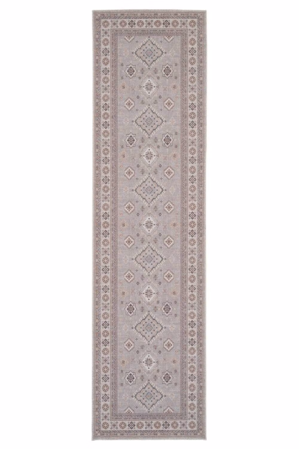 Kukoon Vintage Beige Looped Pile Area Rug, Machine Washable and Non-Slip, W: 80 cm, L: 300 cm – 5