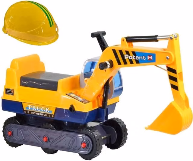 Rexco Yellow Ride On Sand Vehicle Toy Car