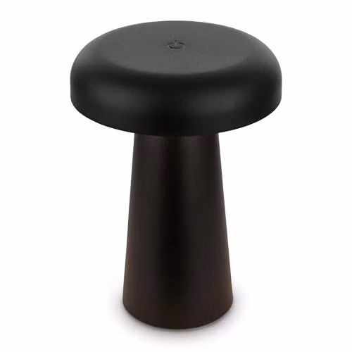 Briloner Black Rechargeable Dimmable Touch LED Table Lamp, W/D/H: 12 x 12 x 17 cm – 7
