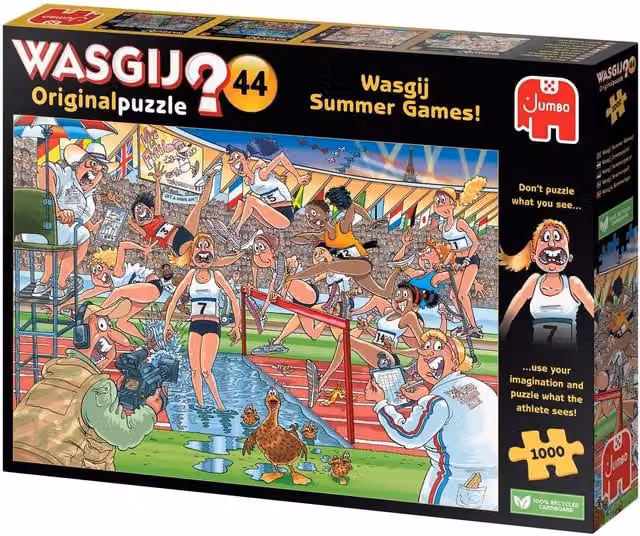 Wasgij Original 44 Summer Games 1000 Piece Jigsaw Puzzle in Multicolour