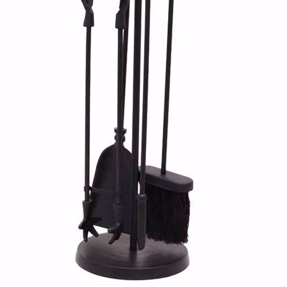 Lemon Pavilion Furniture and Decor Crook Top Companion Set in Black, W/D/H: 18 x 18 x 66 cm – 2