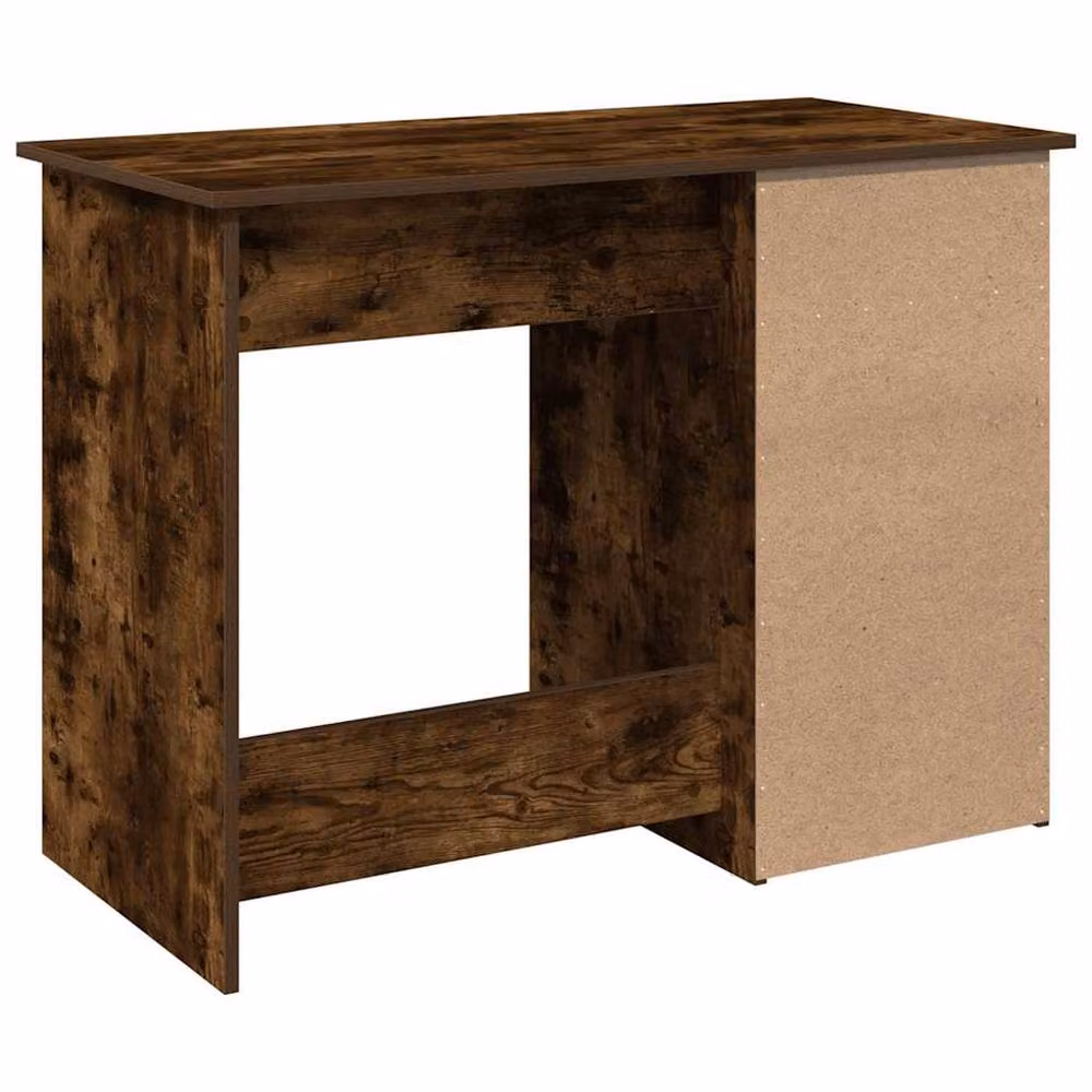 Berkfield Home Modern Writing Desk in Smoked Oak Brown, W/D/H: 102 x 50 x 75 cm – 6