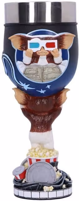 Nemesis Now Gremlins Gizmo Goblet Mug in Brown and Blue, Height: 19.5 cm